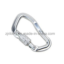 Porte-crochet en anneau de mousqueton en alliage d&#39;aluminium avec serrure